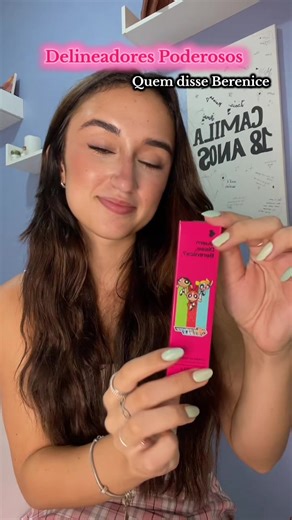 Caneta delineadora meninas super poderosas quem disse Berenice ##maquiagemtiktok #viral_video #creatorsearchinsights #quemdisseberenice
