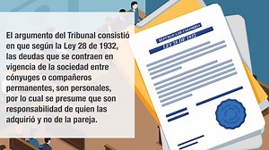 #SalaCivil aclara que las deudas que un cónyuge o compañero adquiere mientras está vigente la sociedad conyugal o patrimonial, se presumen sociales, no personales. A menos que se demuestre lo contrario, son pasivos de la pareja y no solo de quien los contrajo. Ver ➡️ https://bit.ly/40oWbqs | Corte Suprema de Justicia