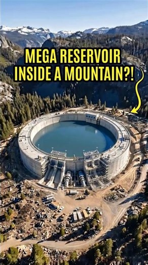 This Circular Mega Reservoir Looks Impossible to Build 😱🌊