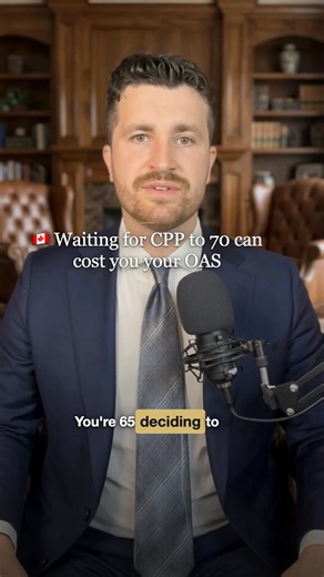 You're 65 deciding to defer CPP to 70 for the bigger cheque, but that bigger cheque can claw back your OAS. 🇨🇦 Comment CPP and I'll send you the CPP timing checklist. #CPP #RetirementPlanning #CanadianRetirement #CalmMoney