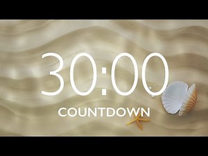 30 Minute Timer with Relaxing Music and Alarm 🎵⏰