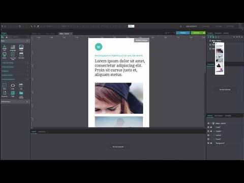 Justinmind Prototyping Tool - The Screens Tab