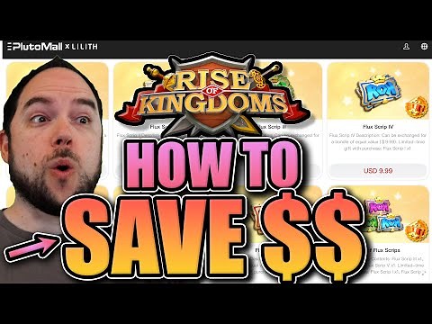 Plutomall & Flux Scrips Explained [Get 10% more value] Rise of Kingdoms