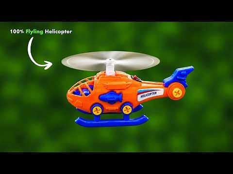 How to Make a Flying RC Helicopter from a Plastic Toy 🚁 Amazing DIY Build & Flight Test!