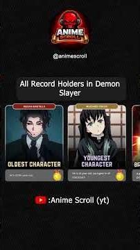 All Record Holders in Demon Slayer
