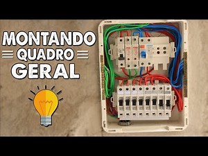 MONTANDO O QDC MONOFÁSICO PASSO A PASSO!! - ELÉTRICA NA REAL!!