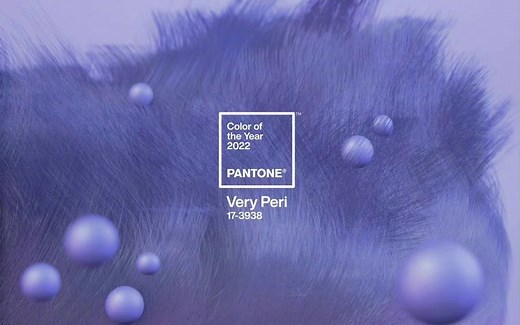 潘通Pantone发布2022年度流行色：Very Peri长春花蓝