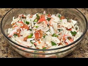 CEVICHE DE JAIBA / ENSALADA DE JAIBA IMITACIÓN / CEVICHE FÁCIL Y ECONÓMICO