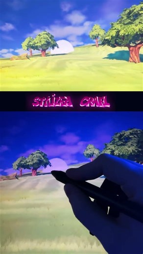 Stylized Grass in Unreal Engine 5 🌿#3d #stylized #unrealengine5