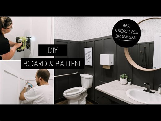 DIY BOARD AND BATTEN - How to measure spacing, choose trim, & install board and batten!
