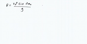 The maximum horizontal distance a boy can throw a ball is 50 m. Assume he can throw with the same initial speed at all angles. How high does he throw the ball when he throws it straight upward? | Numerade