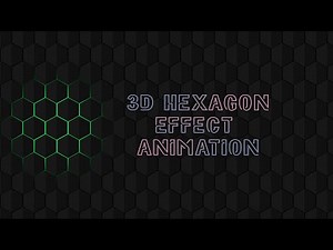 3D Hexagon Shape Hover Effect & Animation Using HTML CSS & JavaScript ‪@NikhilsCode‬