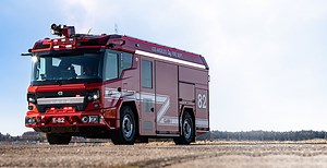 Electric fire truck - Rosenbauer RTX | Volvo Penta US