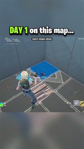 day 1 vs week 1 😱 with this training! #fortnite #shorts
