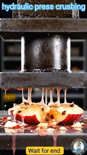 Instant Apple Juice in 5 Seconds! 🍎🧃 (Hydraulic Press) #shorts