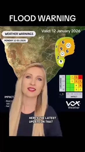 KNP FLOOD Warning Update | 12 January 2026 Here’s the latest update - what are we looking at? * How much rain has already fallen * How much more could fall over the next 2 days * What the main dangers are * Current flood warnings and risk areas #VoxWeather #KNP #flooding #Lowveld #mozambique | Vox Weather