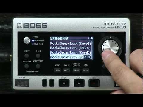 BOSS MICRO BR® BR-80 Lessons - eBand® Mode