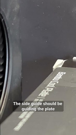 Build plate alignment on the Bambu Lab