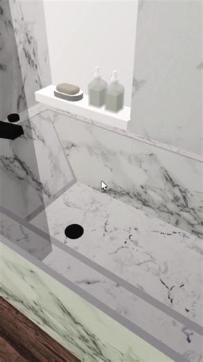 Replying to @cody Walsh🤭 search “marble” to find the decal! Hope this helps ❤️ #fyp #foryoupage #fy #foryou #fu #foru #bloxburg #tut #bathroom #hack