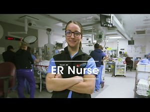 A Healthcare Professional - ER Nurse at Trauma Center