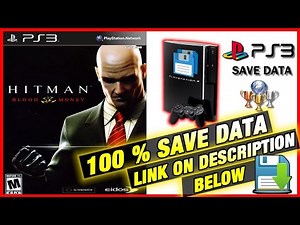 hitman blood money Save Data for PS3 100 % ALL UNLOCKED 🏆