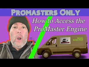 How to Get Easy Access to Work on the Promaster Engine. Helpful working tips! Promasters Only