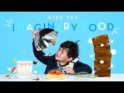 Kids Try Imaginary Food | Kids Try | HiHo Kids