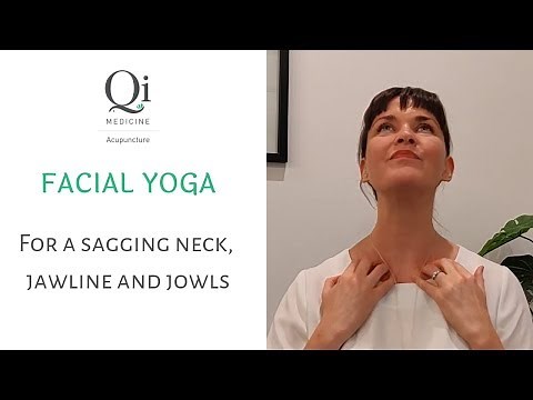 Facial exercises for sagging neck, jaw and jowl area- Facial yoga