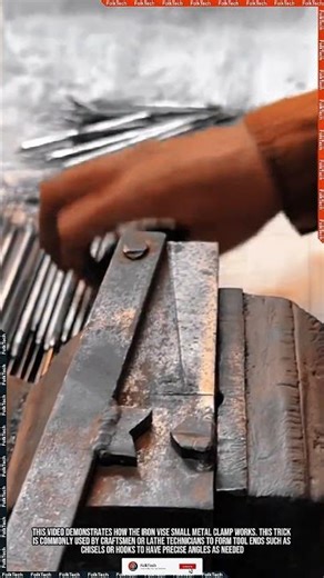 Vise Tool: Clamp Small Metal Precise Bending Innovation #tool #tools #innovation