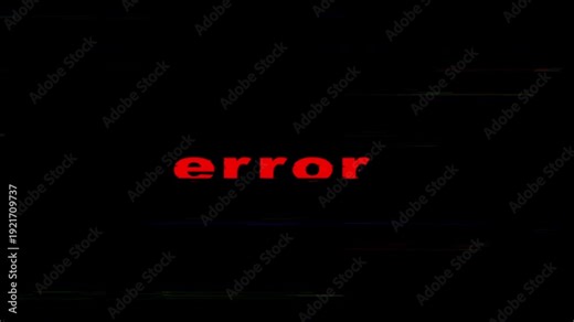 Computer virus damaged information critical error system glitch message. Accident crash failure. High quality 4K Video