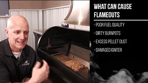 A flameout can happen to any pellet grill and it generally happens when you're cooking below 225 or so. Watch this video as Mark explains how to diagnose and prevent flameouts! #pelletgrill #smokergrill #grilling | Grilla Grills