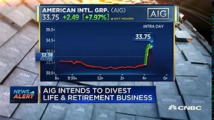 AIG intends to divest its life and retirement business