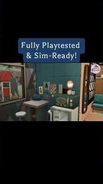 NO SPACE? NO PROBLEM! 3x2 Fully Functional Micro Kitchen | The Sims 4 Build