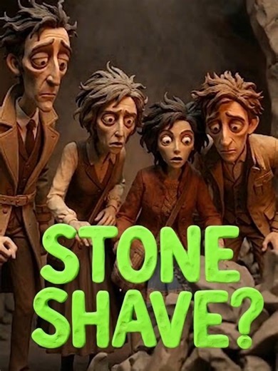 You're in 10,000 BC and your 'razor' is literally a rock. Pure Agony or Caveman Style? Can you guess the tool they used? 👇 Tag a friend who desperately needs a better shave! 🪒 #HistoryTok #OddlySatisfying #GroomingRoutine #Caveman #StrangeDocent