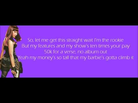 Nicki Minaj - Monster Verse Lyrics Video