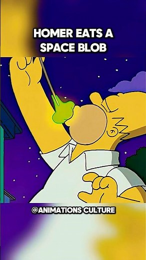 Homer Eats A Space Blob 🤤🟢