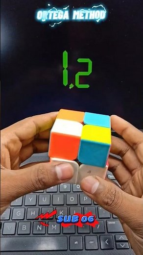 Fast 2x2 Cube Solve | SUB 6 | Ortega Method | 2x2 Cube | ‪@crashcubing‬