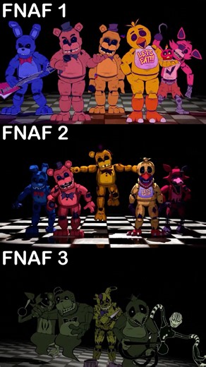 FNaF 1 VS FNaF 2 VS FNaF 3 - ANIMATED INTROS