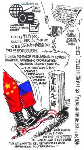 CGTN+Kyodo News: China and Russia agree to cooperate in the fight against Japan - 中ロ、対日共闘で一致