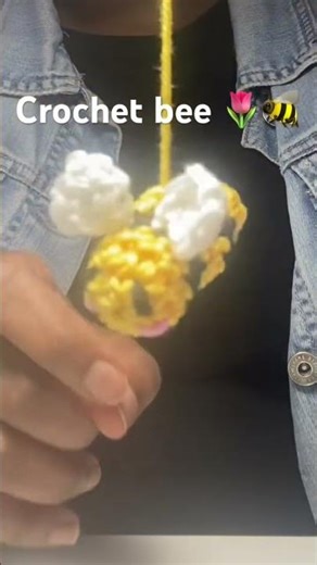 Crochet bee for beginners, full tutorial on my page 🌷#made-with-favor #handmade