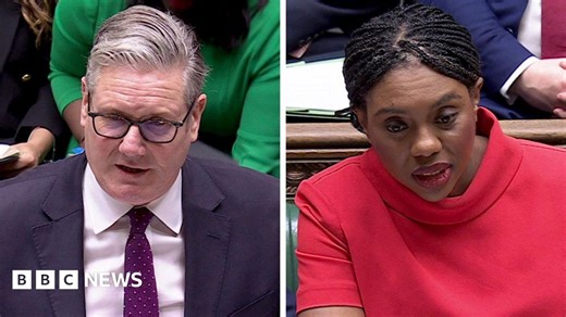 Badenoch challenges Starmer on government's record in final PMQs of the year