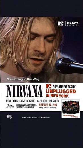 NIRVANA - Something in the Way (MTV Unplugged in New York)