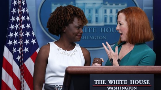 Karine Jean-Pierre ‘makes ol’ circle back Jen Psaki’ look great