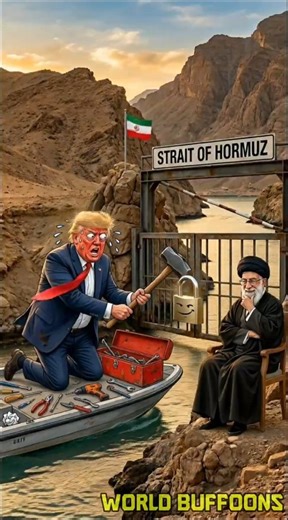 Iran Lost the Key to Strait of Hormuz! 😂 #shorts #trump