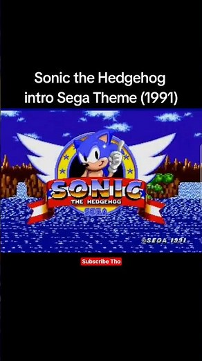 Sonic the Hedgehog intro theme #sega #segagenesis #sonic #sonicthehedgehog #genesis #retrogames