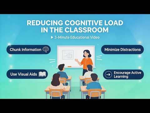 Reducing Cognitive Load in the Classroom