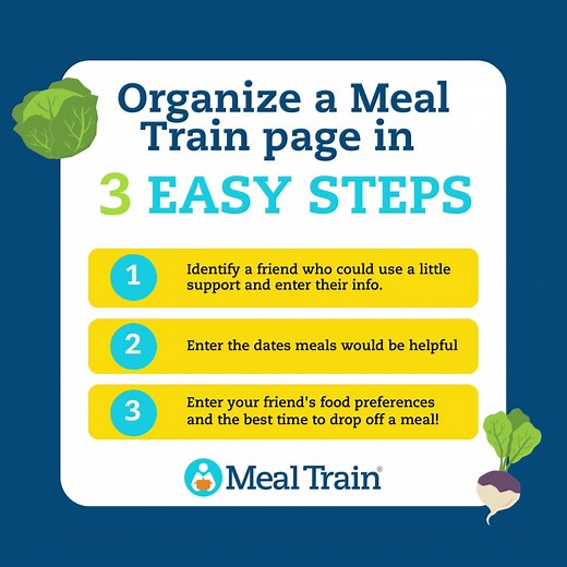 Set up a Meal Train in 3 easy steps! | Meal Train