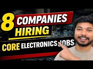 VLSI, IOT & Embedded Jobs 2026 🚨Core Electronics Jobs | Freshers Apply Now