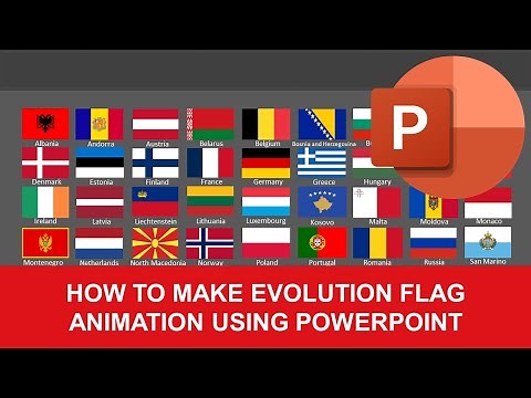 How to make Evolution Flag animation using PowerPoint