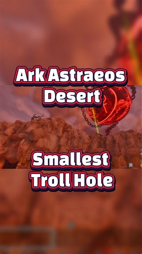 Ark Astraeos Desert Smallest rathole #arkshorts #gaming